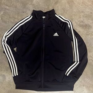 Women’s Black Adidas Track Jacket Size Large
